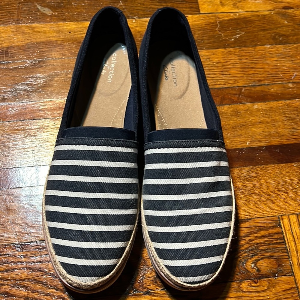 Clarks flats, size 9.5